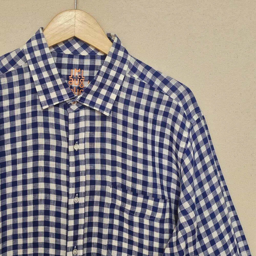 J. McLaughlin Linen Button Down L
